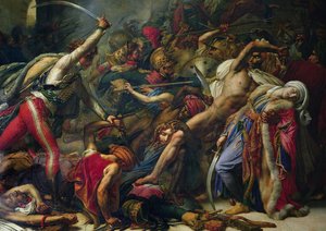 A kairói lázadás, 1798. október 21., 1810. (91913. részlet) alkotó: Anne-Louis Girodet de Roucy-Trioson