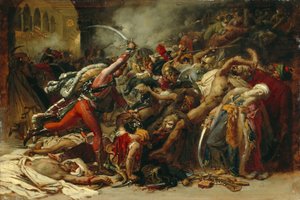 Kairó lázadása, 1810 körül alkotó: Anne-Louis Girodet de Roucy-Trioson