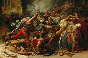 Vázlat a Kairói lázadáshoz, 1810 körül.