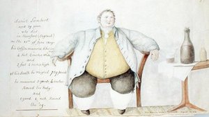 Daniel Lambert (1770-1809) 1813 (akvarell és grafit papíron)