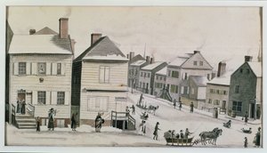 A Warren és a Greenwich Street sarka, 1809