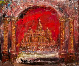 Egy templomban, Szent Pál (olaj, vászon) alkotó: Anne Redpath