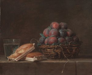 Kosár szilva alkotó: Anne Vallayer Coster