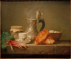 La Chocolatière - Csendélet ezüst kancsóval
