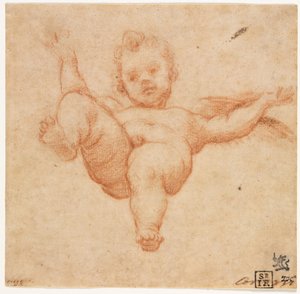 Repülő Ámor, c. 1602. alkotó: Annibale Carracci