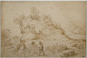 Táj és alakok alkotó: Annibale Carracci