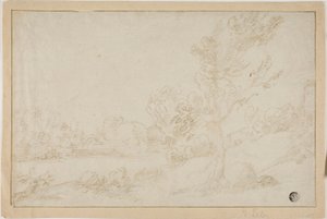 Táj folyó partján alkotó: Annibale Carracci