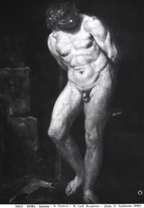 Sámson, 1580-1609 körül alkotó: Annibale Carracci