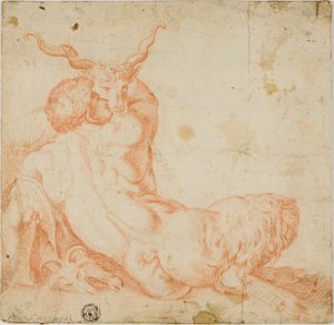 Szatír és Kecske alkotó: Annibale Carracci