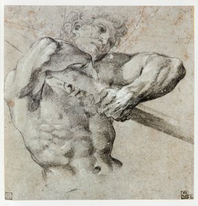 Férfi alak tanulmányozása ... alkotó: Annibale Carracci