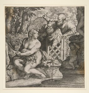 Susannah és a vének alkotó: Annibale Carracci
