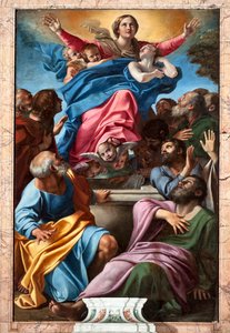 A Szűz Mennybemenetele (Festmény alkotó: Annibale Carracci