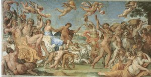 Bacchus és Ariadné diadala alkotó: Annibale Carracci