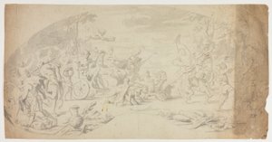 Bacchus és Ariadné diadala alkotó: Annibale Carracci