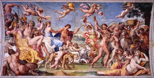 Bacchus és Ariadné diadala alkotó: Annibale Carracci