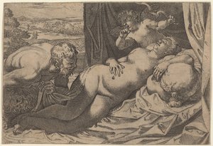 Vénusz és egy szatír alkotó: Annibale Carracci