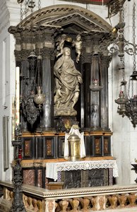 Szűz Mária mennybemenetele, 1586 alkotó: Annibale Fontana