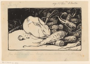 Répát rágcsáló nyúl alkotó: Anny Leusink (signed by artist)