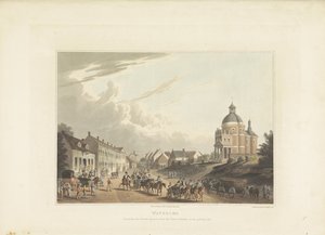 Afvoer van Franse kanonnen ajtó Waterloo Waterloo. A francia ágyú átszállítása a csatatérről, 1815. július 24-én (cím a tárgyon) alkotó: Anonymous