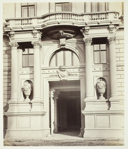 Albrechtsgasse 3. szám, portál Friedrich Ritter von Schey lakóhelyénél alkotó: Anonymous