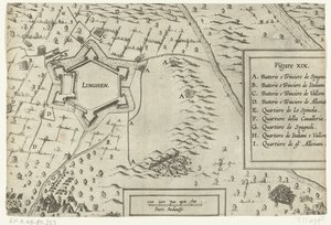 Lingen ostroma és meghódítása Spinola által, 1605 alkotó: Anonymous