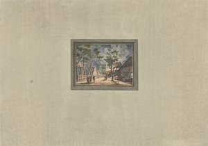 Tűz Muiderbergben, 1746 alkotó: Anonymous
