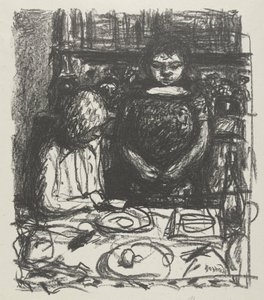 Svédasztalos szekrény virágkosárral Dessein de Buffet (cím a tárgyon) O Tálalószekrények (sorozat címe) alkotó: Anonymous