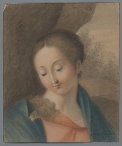 Mária mellszobra, lenéz alkotó: Anonymous