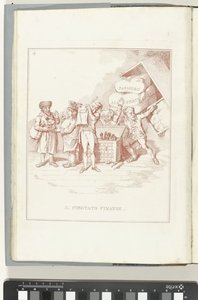 Comité van Financiën, 1795 A Pénzügyi Bizottság (tárgycím) Hollandia Regenerata (olasz kopie) (sorozat címe) Hollandia újjászületése: tükör minden újjászületett nép számára (a sorozat címe a tárgyon) alkotó: Anonymous