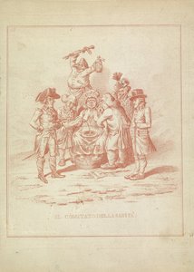 Egészségügyi Bizottság, 1795 Il Comitato della Sanita (cím a tárgyon) Hollandia Regenerata (olasz példány) (sorozat címe) alkotó: Anonymous