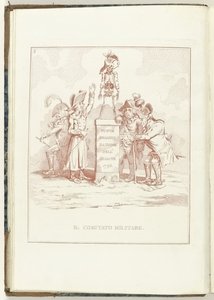 Comité van Militaire Zaken, 1795 Katonai Bizottság (cím a tárgyon) Hollandia Regenerata (olasz kopie) (sorozat címe) Hollandia újjászületése: tükör minden újjászületett nép számára (a sorozat címe a tárgyon) alkotó: Anonymous