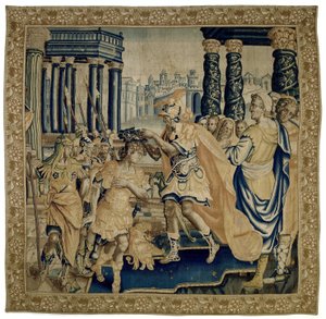 Coriolanus megkapja a babérkoszorút Coriolanus története (sorozat címe) alkotó: Anonymous