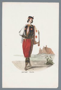 Polka jelmez (cím a tárgyon) alkotó: Anonymous