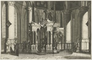 Orániai Vilmos sírja, 1623 Tombe ofte Begraefplaets der Princen van Orange (cím a tárgyon) alkotó: Anonymous