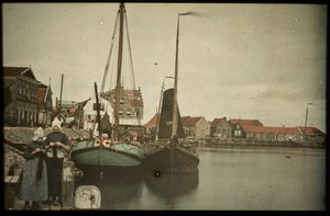 Volendam kikötője alkotó: Anonymous