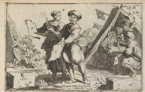 A bátor batáviaiak, 1673 A bátor Bataviers / Le vaillans Bataviers (cím a tárgyon) alkotó: Anonymous