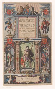 Homlokzat öt lakossági csoport megszemélyesítésével Címlap ehhez: Johannes Janssonius, Novus atlas, Sive theatrum (...) Tomus quartus, 1646 alkotó: Anonymous
