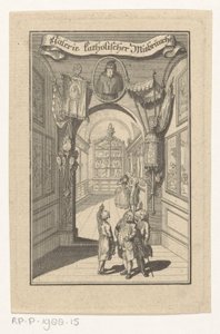 A galéria figurái liturgikus tárgyak portréjával találkoztak Katolikus bántalmazások galériája (cím a tárgyon) Címlap: Richter József, Katolikus visszaélések Képcsarnoka, 1784 alkotó: Anonymous