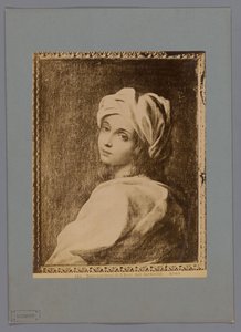 Guido Reni Beatrice Cenci festett portréjának fotóreprodukciója a Galleria Barberiniben, Rómában Beatrice Cenci di G. Reni - Gall. Barberini (cím a tárgyon) Roma (sorozat címe a tárgyon) alkotó: Anonymous