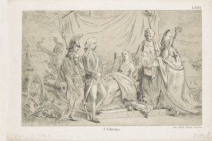 Willem Frederik George herceg, később II. Willem király születése 1792-ben alkotó: Anonymous