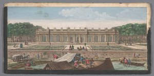 Kilátás a Nagy Trianonra a Versailles-i kertben alkotó: Anonymous