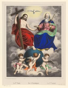 Szentháromság La Ste. Trinite / a Szentháromság / La Sta. Trinidad (cím az objektumon) alkotó: Anonymous