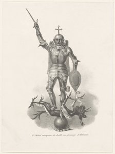 Szent Mihály holland sajttal legyőzi az ördögöt, 1830 St. Michel vainqueur du diable au fromage d