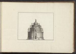 Augustus mauzóleuma Rómában Augusti mauzóleum (cím a tárgyon) Paloták és műemlékek Velencében, Livornóban, Nápolyban és Rómában (sorozat címe) alkotó: Anonymous