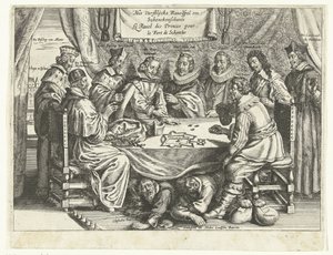 The Game for Schenckenschans, 1635-1636 The Vorstelijcke Ravelspel om Schenckenschants / Le Ravel des Princes pour le Fort de Schentks (cím a tárgyon) alkotó: Anonymous