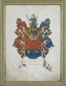 Susanna van Collen (1692-1745), Jacob Feitama feleségének címere alkotó: Anonymous