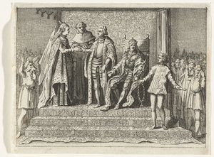 Jacoba van Beieren és Frank van Borselen házassága, 1434 alkotó: Anonymous