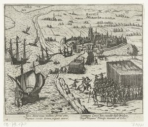 Den Briel elfoglalása a vízi koldusok által, 1572 alkotó: Anonymous