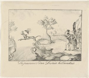 Vadászat egy agárra, 1830 La poursuite d