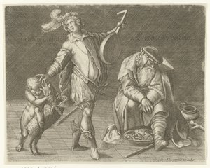 Fiatalság és öregség Jonckheyt aensite / Öregségi bánat (cím a tárgyon) alkotó: Anonymous